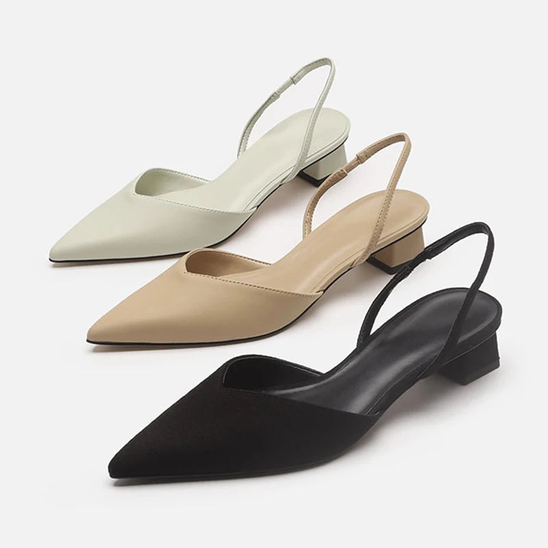 Slingback Bico Fino