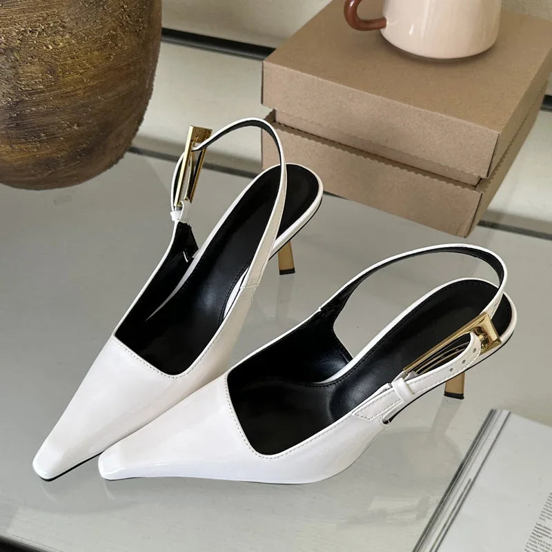 Slingback Scarpin Salto