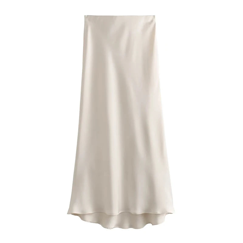 Saia Midi Satin