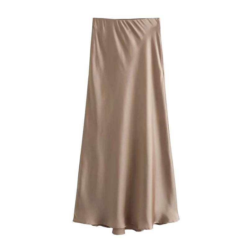 Saia Midi Satin